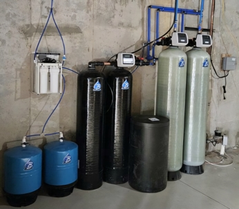 softener component of a reverse osmosis water station